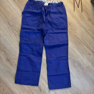 Blue Scrub Cargo Pants